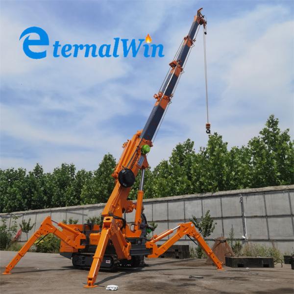 Compact 5-Ton Telescopic Spider Crane Mini Crane