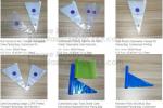 PE Plastic Icing Piping Cake Decorating Pastry Bag Candy Making Bags, Cake Cream