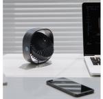 DC5V/1A 4.2W Battery Type Rechargeable Desktop Air Cooling Fans with 3X Speed