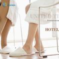 China Flexible Disposable Hotel Slippers Breathable Disposable Slippers For Guests factory