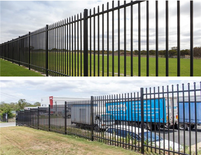 Tubular Steel Fence Aluminium Wrought Iron Fence Panels As Your Requires
