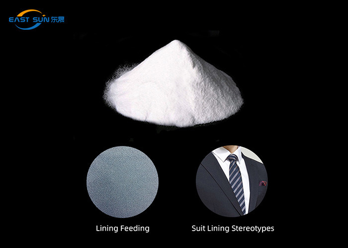 Heat Transfer PES Powder Garment Interlining Polyester Hot Melt Powder Adhesive