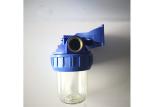 5'' Atlas style solo water filter housings with 1'' brass inlet/outlet port