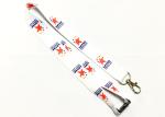 Heat Transfer Dye Sublimated Lanyards Full Color Printing Safety Break Metal