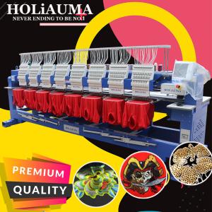 China Best china embroidery machine HO1508H 15 needle high speed cap t-shirt flat industrial embroidery machine for sale factory