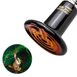 China Infrared Heater Ceramic Reptile Heat Lamp Waterproof 50 - 150W No Light Source factory
