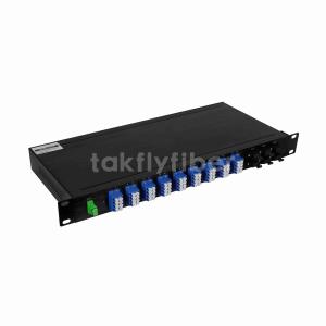 China 1U 19inch Rack Mount WDM 1x72 CATV PLC Splitter for GPON Application factory