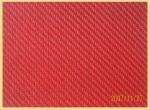 Red Twill Weave 3K Carbon Fiber Composite Plate / Sheeting used in aerospace /