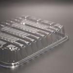 Customized Food Grade Plastic PET Plate For Fresh Food Tray Packaging