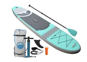 China OEM Green Inflatable Water Toys / Inflatable Paddle Board Surfing factory
