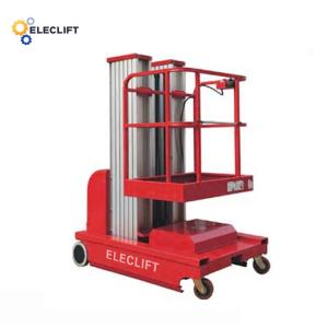 China Electric Self Propelled Aluminum Lift Platform 200KG Capacity One Man Electric Lift on sale