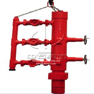 China 4 1/2&quot;~20&quot; Oilfield Cementing Tools Double Plug Casing Cement Head factory