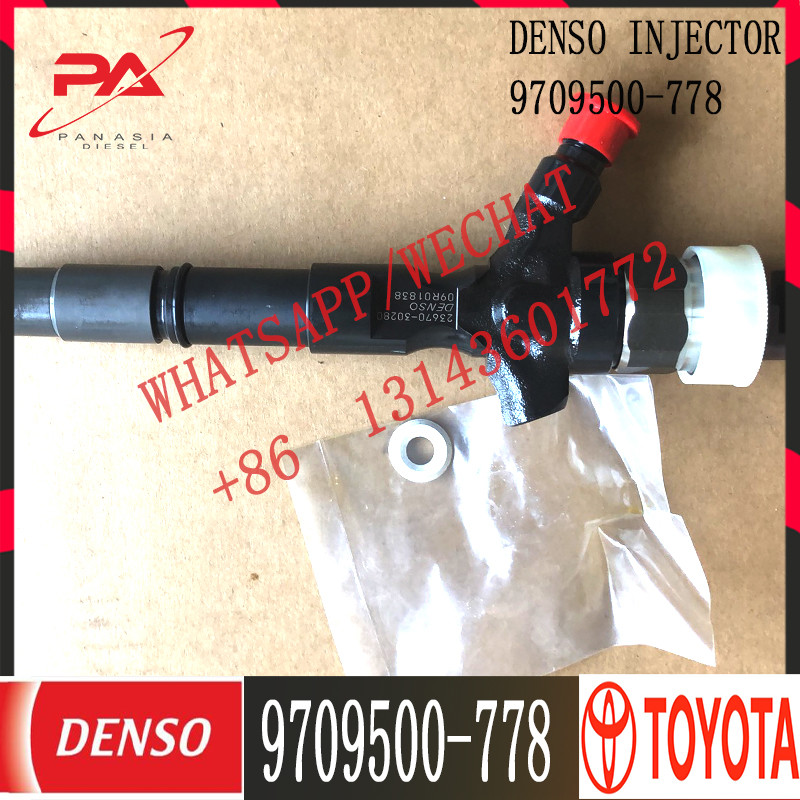 Original Common Rail Injector Assy 095000-7781 23670-30280 fuel injector 9709500-778 for toyota