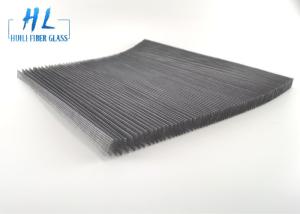 China Gray 18*15 Plisse Insect Screen , Fiberglass Fly Screen Mesh Good Air Ventilation factory