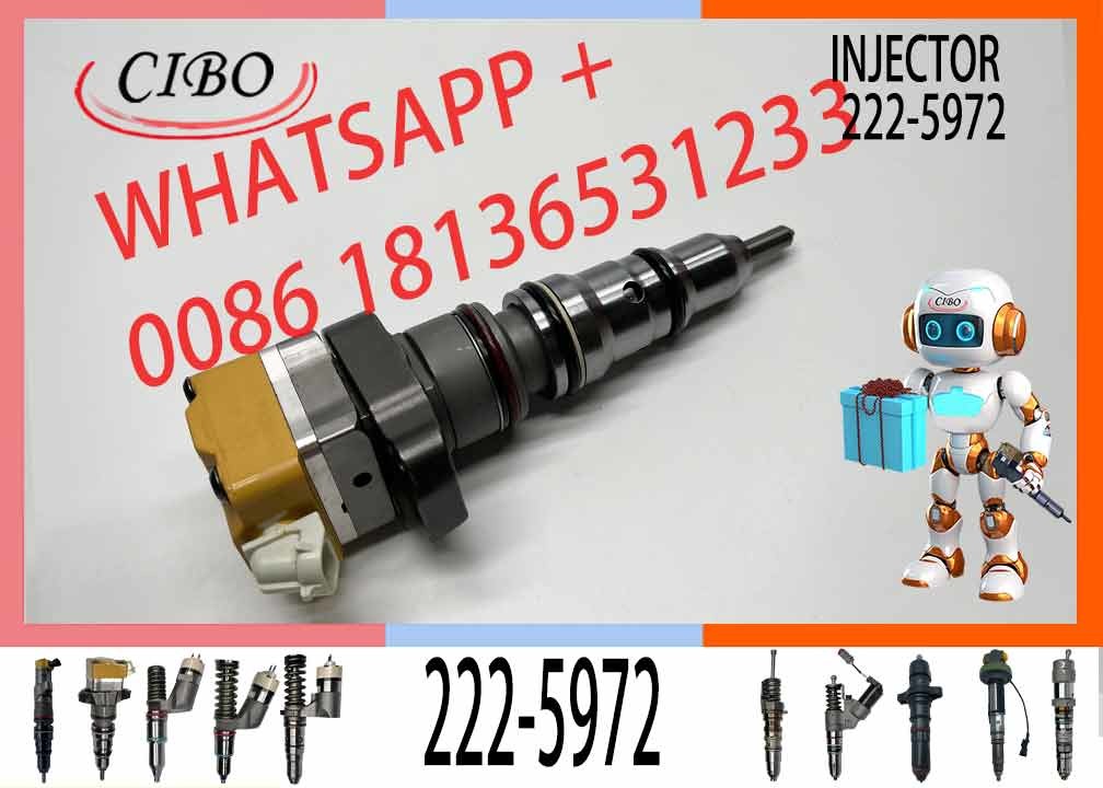 Fuel injector common rail parts injector 222-5972 198-4752 174-7526 232-1170 232-1171 174-7527 For C+ Engine 3126B