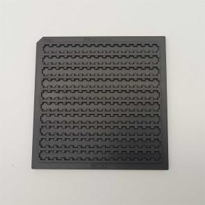 China Black 4 Inch Plastic Waffle Pack For IC Chip 150PCS Injection Moulding factory