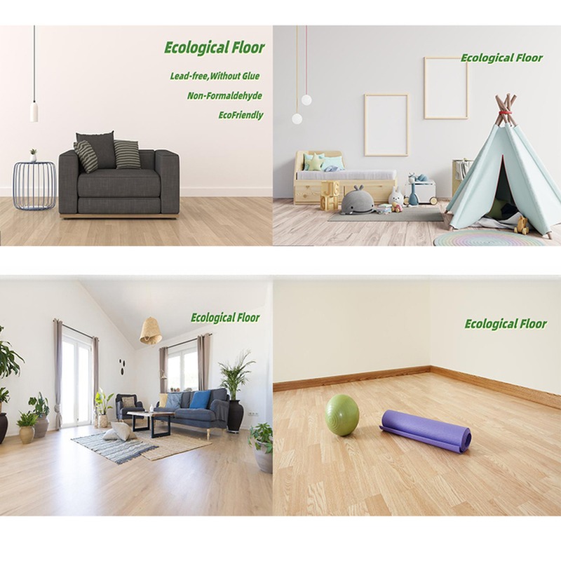 Customized 12"x24" SPC Flooring 7.2''x48'' Click LVT Flooring Tiles 0.7mm Wear Layer