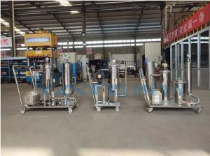 China Stainless Steel Single Multi Water Bag Filter Housing 0.1 Micron factory