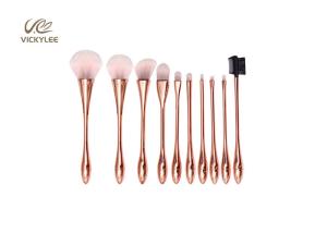 China Artificial Fiber Wool 10 In1 18.8CM Professional Brush Set factory