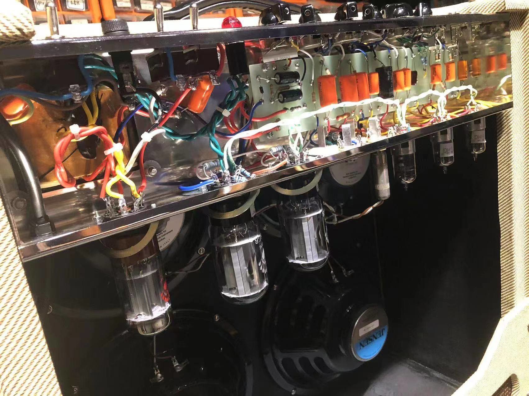 CUSTOM FENDER 5F6A STYLE 59 BASSMAN LTD 4X10 HANDWIRED ALL TUBE GUITAR AMP COMBO