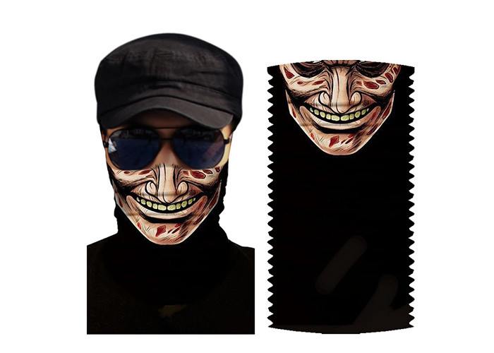 Turbantes Sleeve Circle Face Cover Spider Man Bandanas