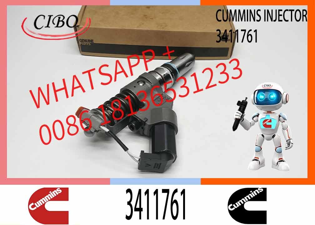 Diesel Fuel Injector Common Rail Injector 3411761 CUM-MINS M11 3411761 4903084 4061851 4902921 3411752 3411753 3411756