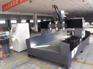 China 1325 Three Spindle Plane Stone Carving Machine High Precision factory