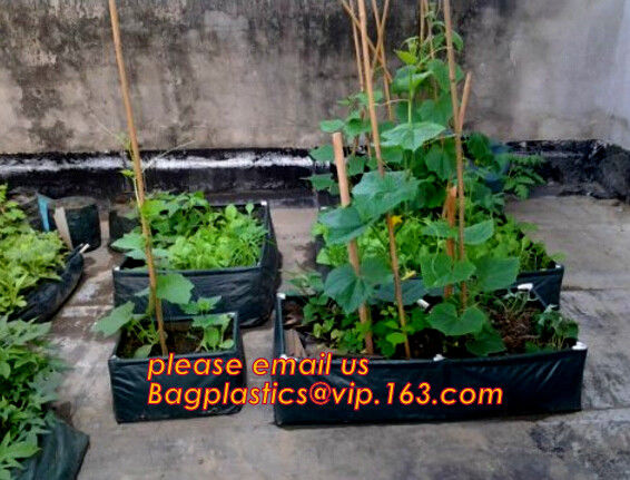 40 Gal Grow Biodegradable Garden Bags Aeration Fabric Pots Breathable With Handles