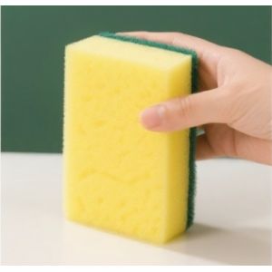 Colored Durable Kitchen Cleaning Sponge Non-scratch Dual-sided