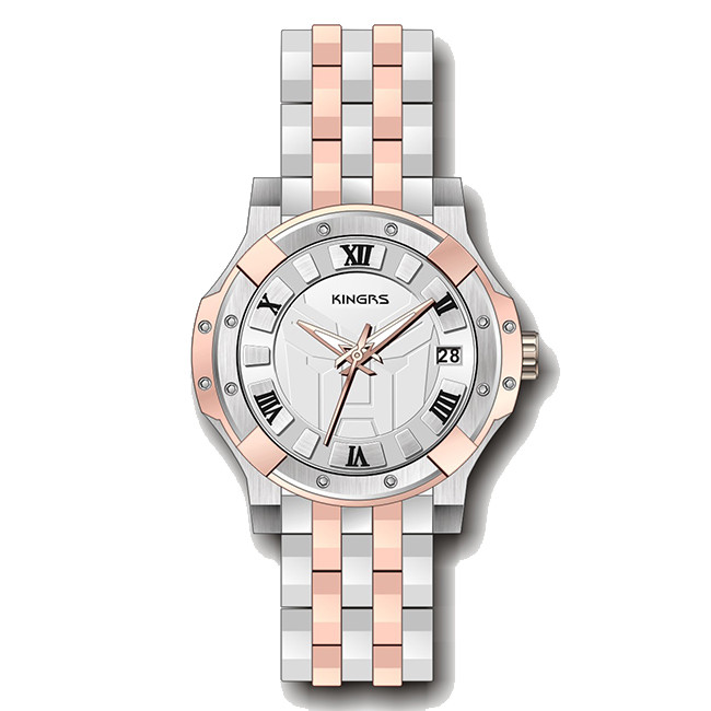 OEM Full Stainless Steel Mens Watches 5ATM Water Resistant 48.0mm