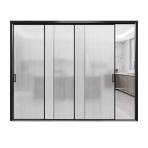 China Stainless Steel Screen Netting Aluminum Sliding Glass Doors with Thermal Break and Good factory