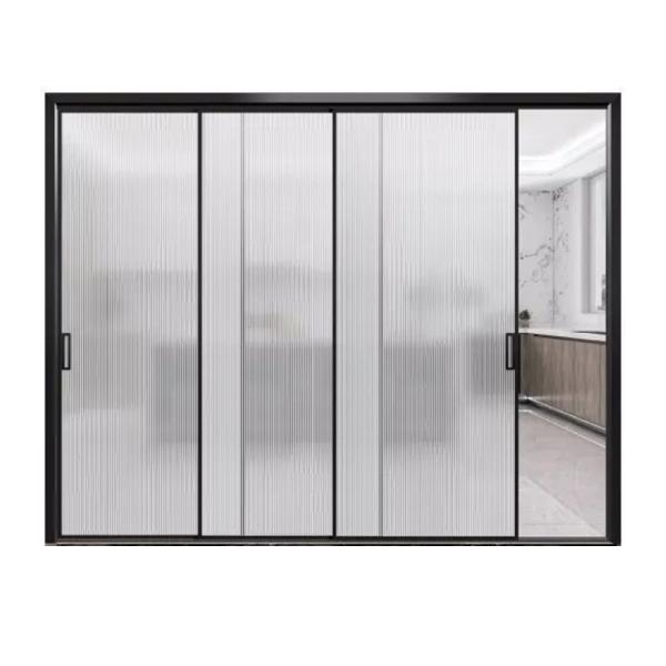 Stainless Steel Screen Netting Aluminum Sliding Glass Doors with Thermal Break