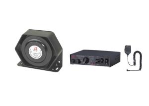 China Loud Warning Police Siren Speaker PA System , Emergency Electronic Siren Amplifier factory