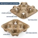 8 12 16 20 32oz Clip On Degradable Takeaway Coffee Cup Carrier