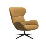 Plywood Frame Reno Armchair , Leather Leisure Chair Elastic Webbing Suspension