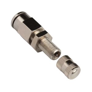 China 6mm Air Inflation Threaded Schrader Valve Quick Connect Coupling factory