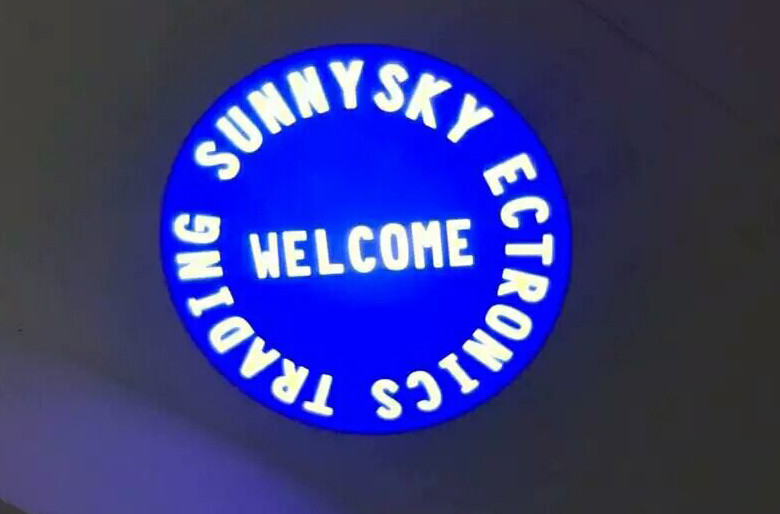High Definition LED Effect Light , Custom Logo Rotating Gobo Projector For Wedding
