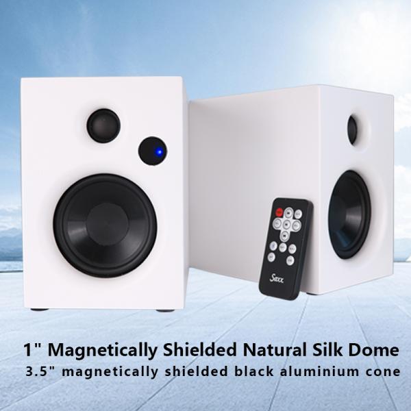 AS30 Bluetooth Bookshelf Speakers 60W Wooden Studio Monitor