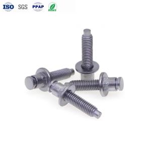 China Custom Bolt Carbon Steel Hex Rivet Nut Plated Zinc Nickel Alloy  Non Standard Bolt on sale