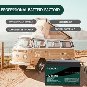 China Rechargeable 180ah Lifepo4 12V Lithium Battery Pack Deep Cycle ODM factory