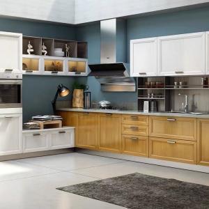 China Modern Plywood Kitchen Cabinet With Sliding Door Customized Melamine Board factory
