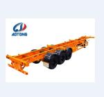 3 * 13ton Capacity Axles 45ft Skeleton Semi Trailer with 2''/3.5'' Bolt Type Kin