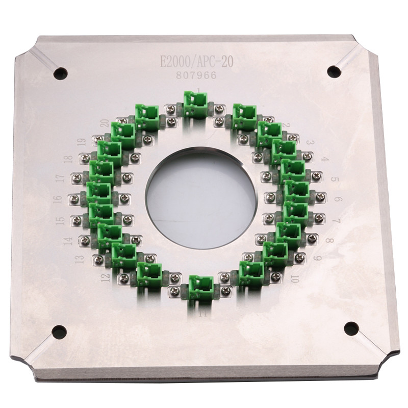 Polishing Fiber Optic Fixtures E2000apc 20 Connector To Patch Cord