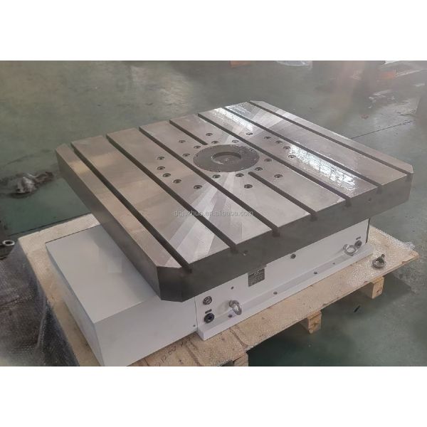 CNC milling machine rotary table installation