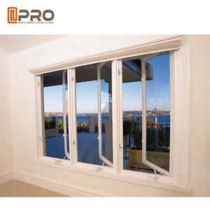 China Water - Proof Aluminium Flush Casement Windows Powder Coating Thickness 1.0-2.0mm modern casement windows factory