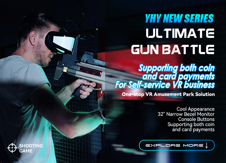 Indoor Self Service DP Glasses Small Footprint 9d Vr Virtual Shooting Games