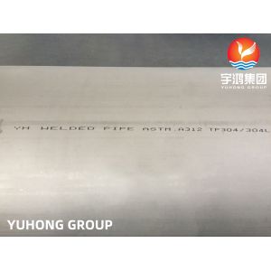 ASTM A312 TP304 Welded Pipes Boilers Automobiles Ships Construction Heat
