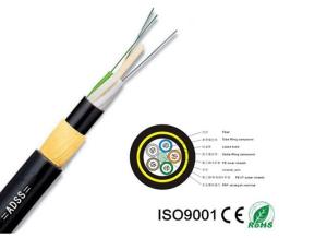 China Aramid Yarn Fiber Optic Cable High Voltage Power All - Dielectric 12-144 Core factory