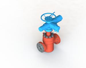 China 52-180mm Hydraulic Actuated Gate Valve API 6A Manual Drive factory