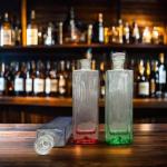 500ml 700ml Round Shape Glass Whiskey Bottle for Mountain Wine Vodka and Gin